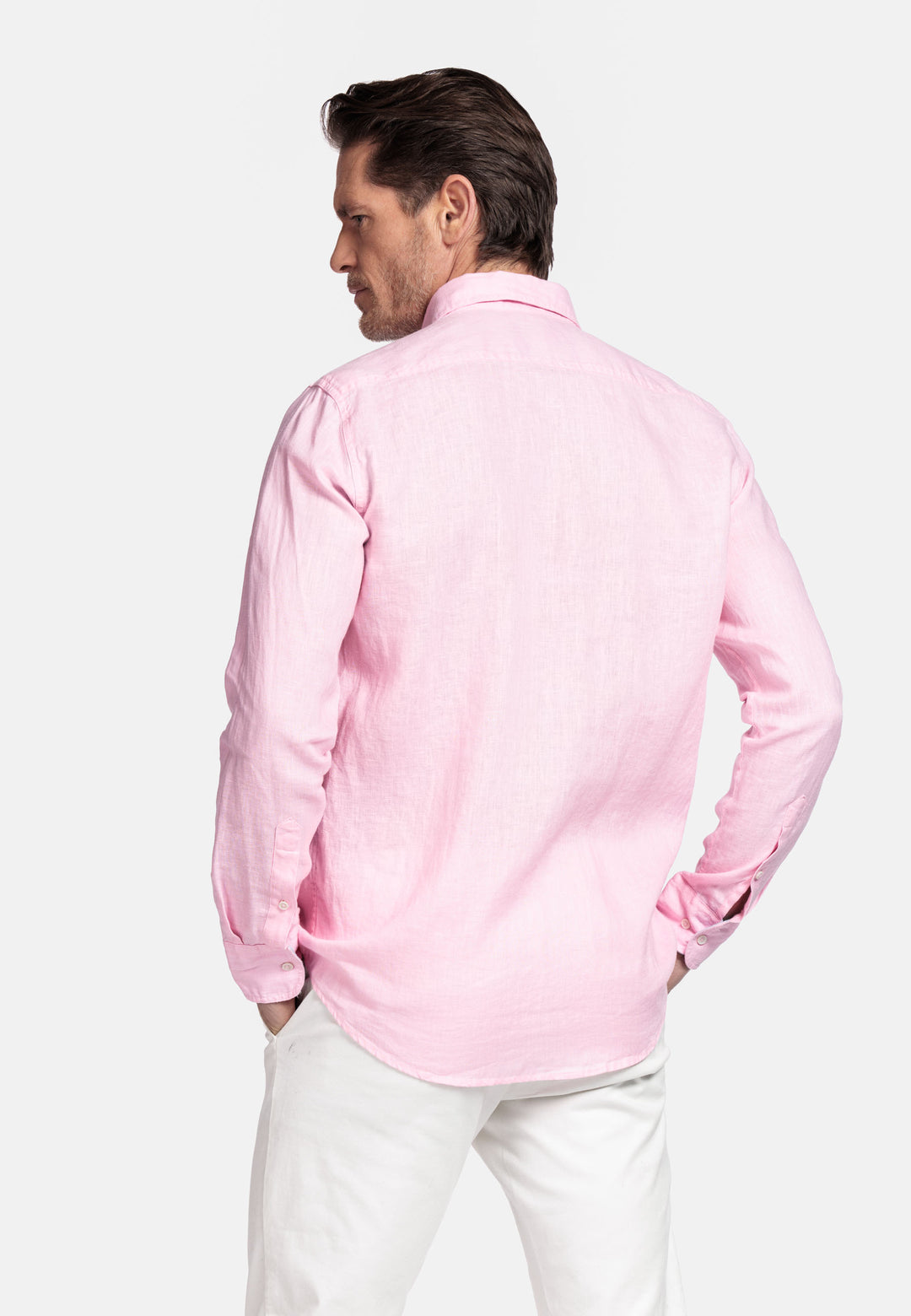 Giordano Ivy Linen Shirt - Pink