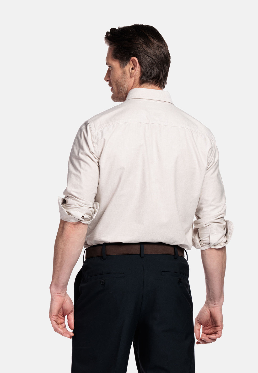 Giordano Brando Soft Washed Oxford Shirt - Beige