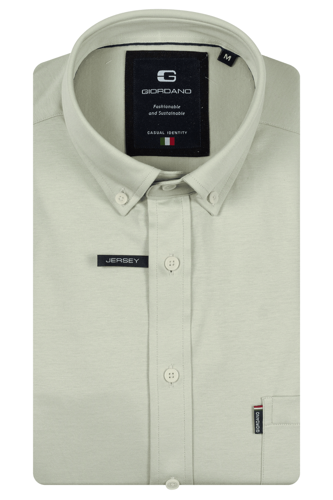 giordano dress shirts Giordano Dress Shirt Slim Fit Navy Stripe 100% Cotton Men's Size Small