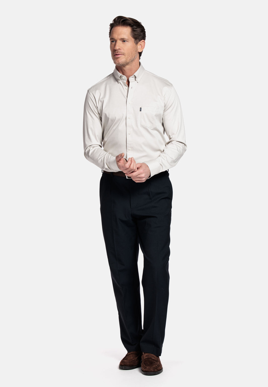 Giordano Dino Liquid Cotton Shirt - Beige