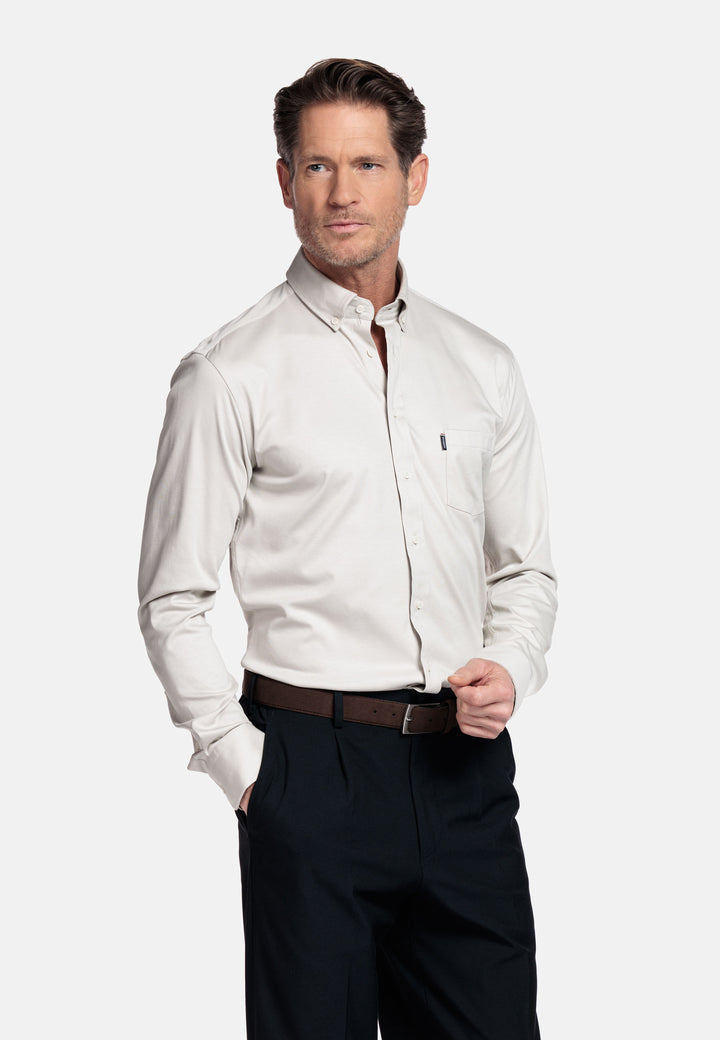 Giordano Dino Liquid Cotton Shirt - Beige
