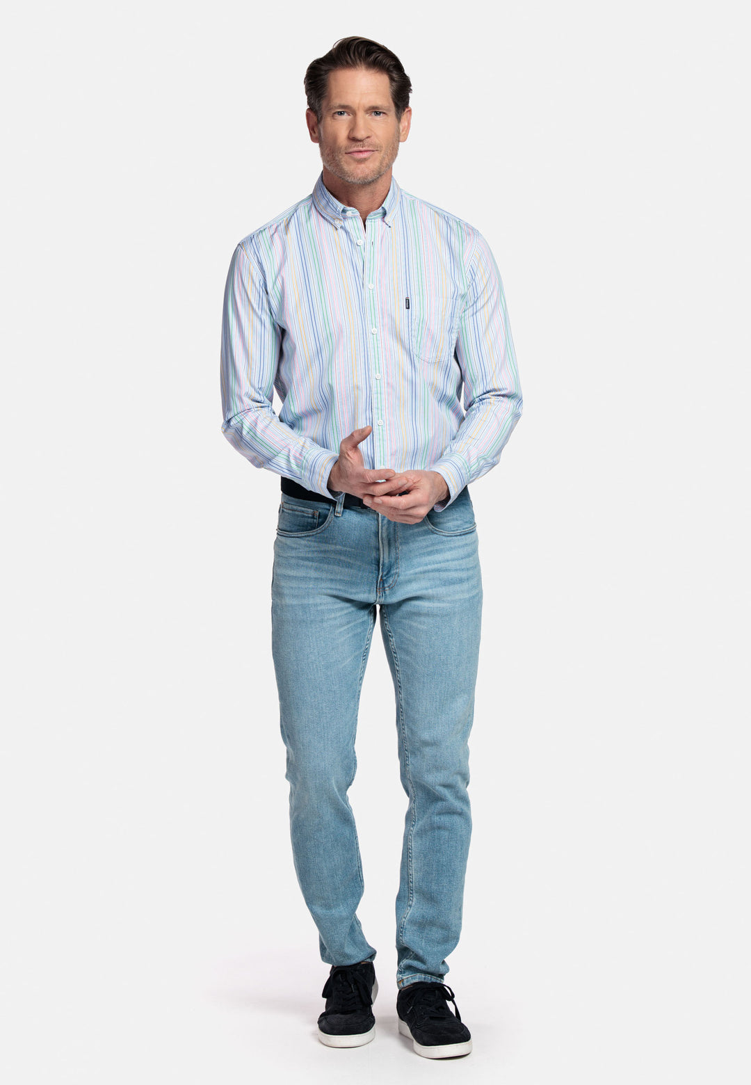 Giordano Brando Striped Shirt - Multicolor