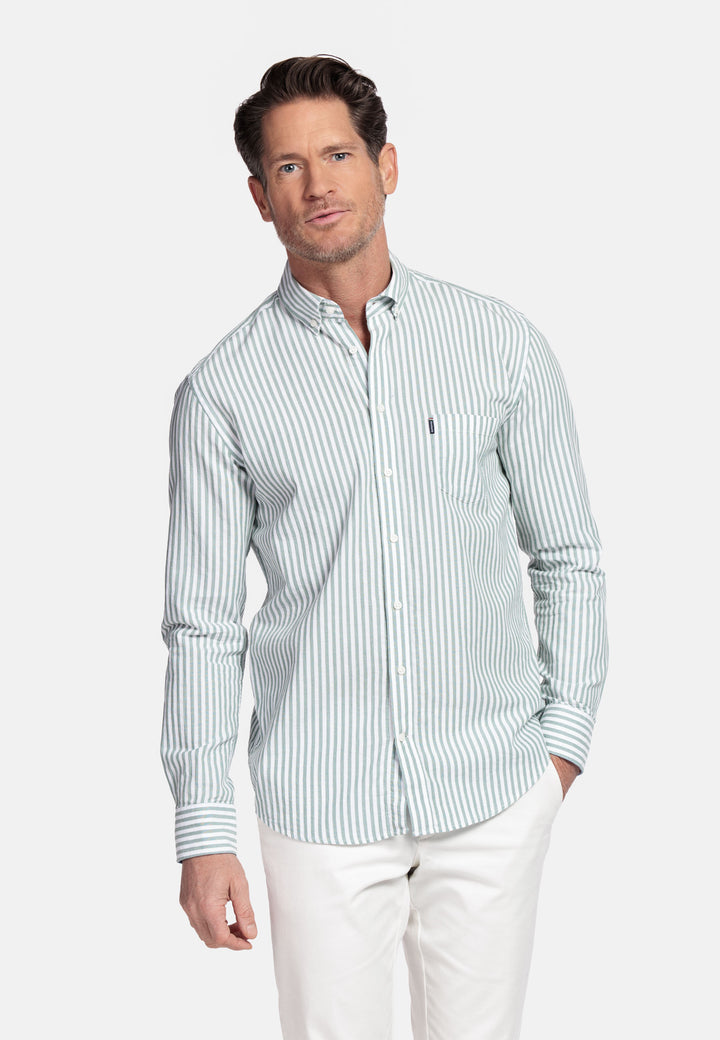 Giordano Dino Double Wave Shirt - Green