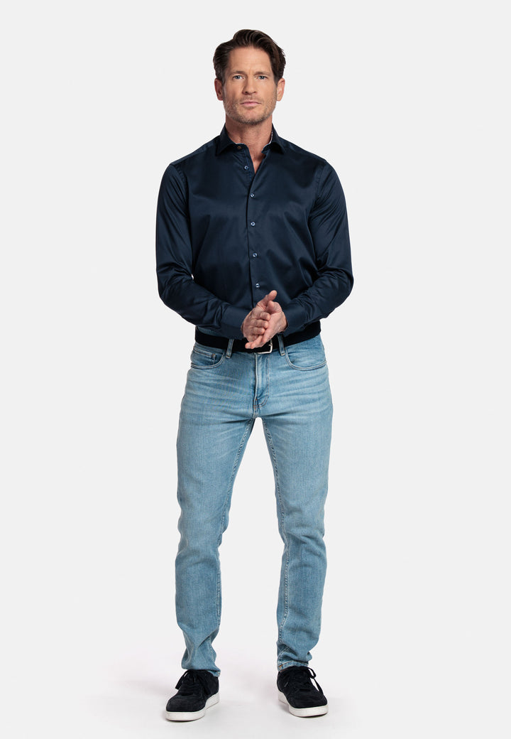Giordano Locarno Two-Ply Shirt - Blue