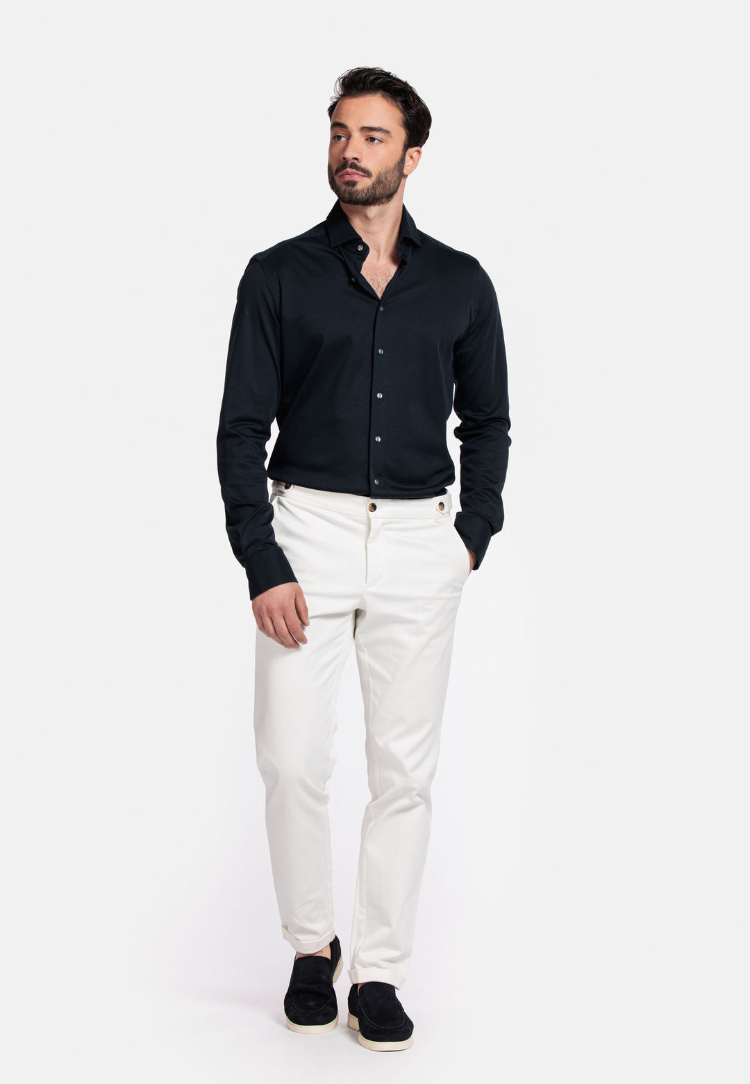 Giordano Maggiore Liquid Cotton Shirt - Blue