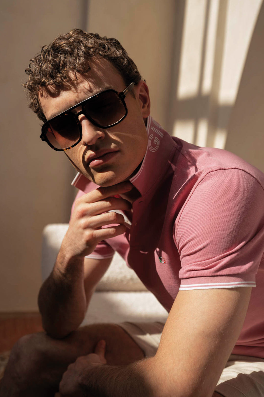 Giordano Nico Signature Polo - Middenroze