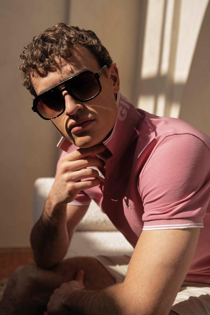 Giordano Nico Signature Polo - Middenroze
