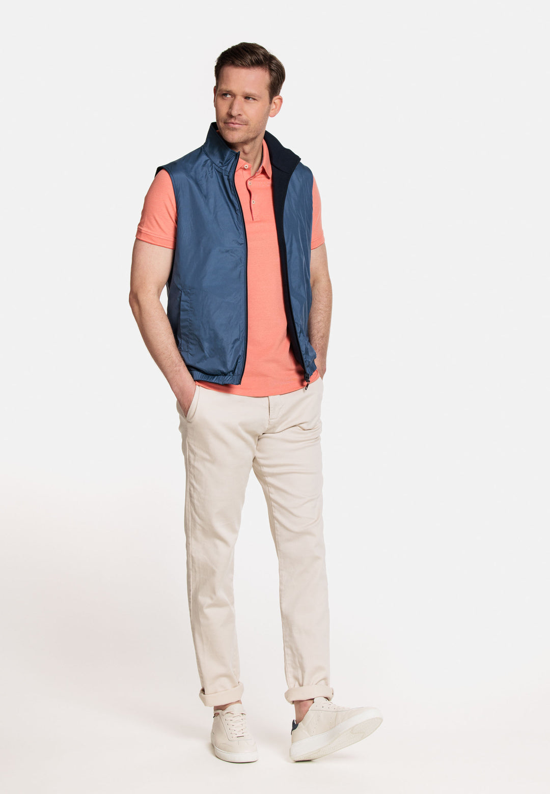 Giordano Reversible Bodywarmer - Jeans Blauw - 312529-63