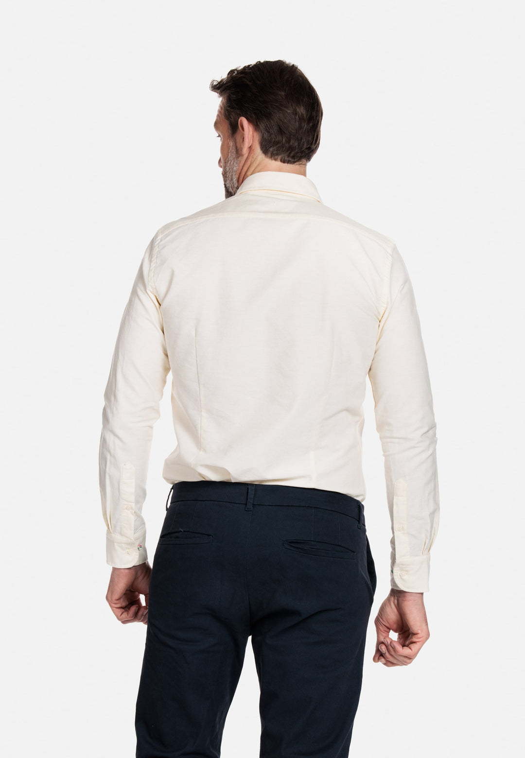 Giordano Geel Lang Modern fit  Effen Overhemd 317804 21