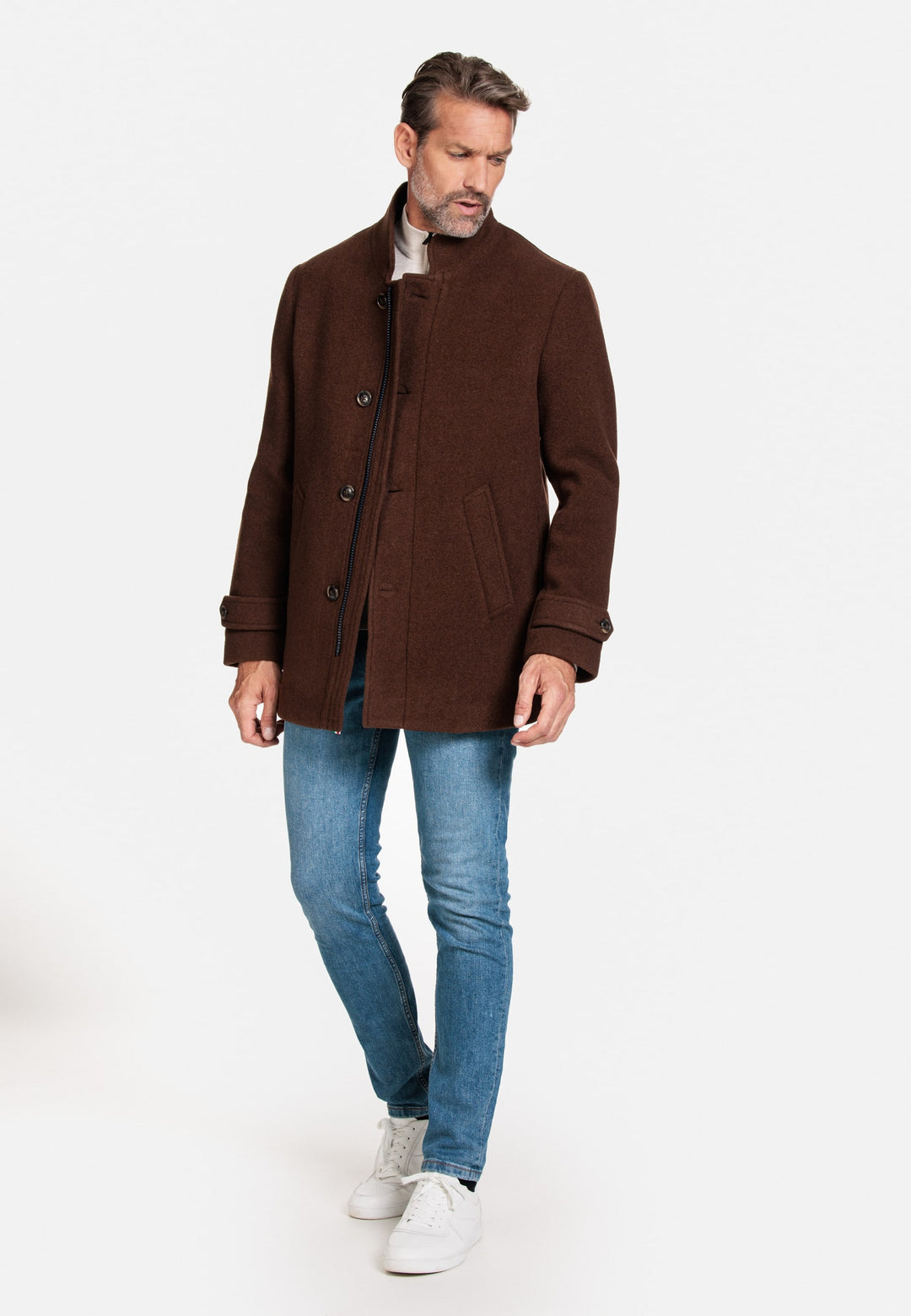 Giordano Brian Wolmix Jas - Bruin - 322621-80