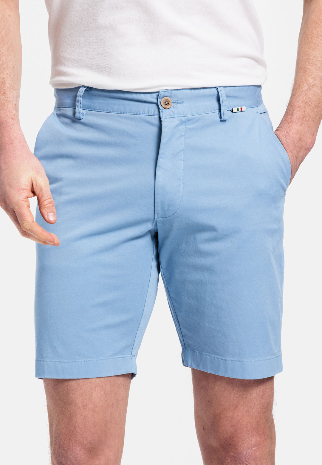 Giordano Stockholm Korte Broek - Lichtblauw - 411115-61