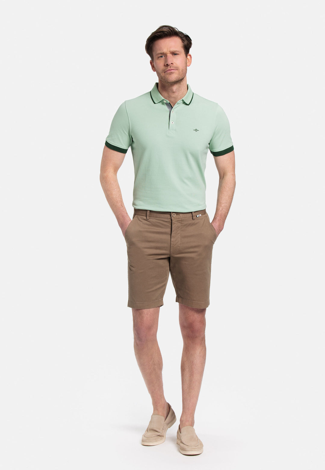 Giordano Stockholm Korte Broek - Camel - 411115-83