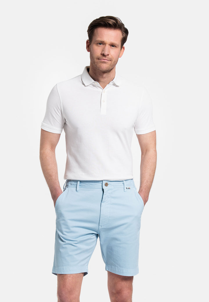 Giordano Porter Elastische Taille Korte Broek - Lichtblauw - 411117-64