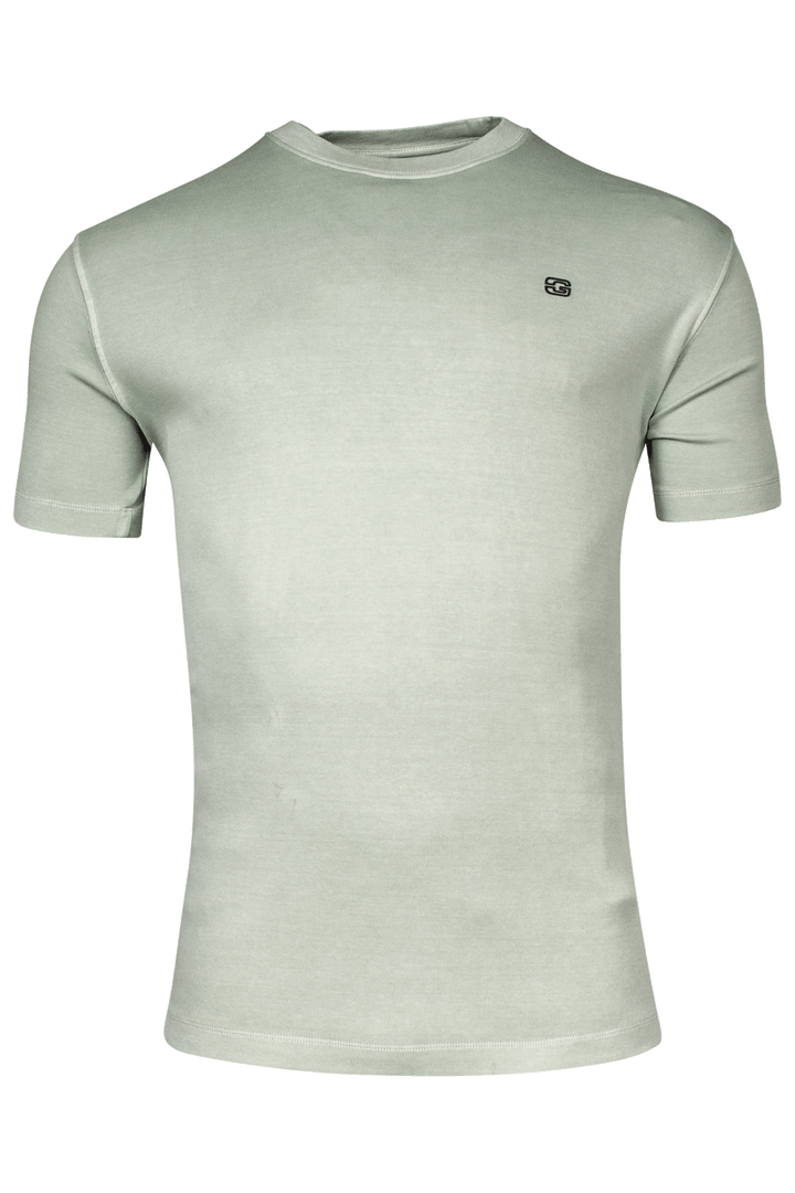 Giordano Jersey Garment Dye T-shirt - Groen - 415010-70