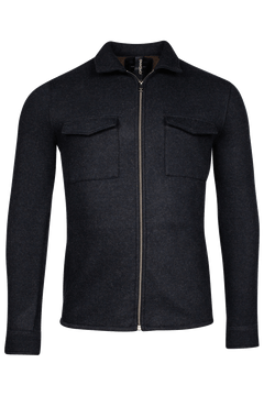 Giordano Carissio Knitted Overshirt - Navy - 427510-60