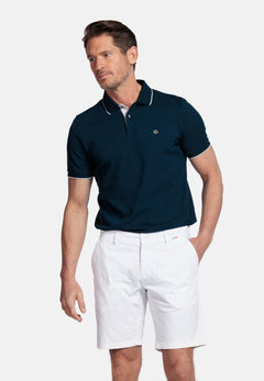 Giordano Stockholm Garment Dyed Korte Broek - Wit - 511115-10