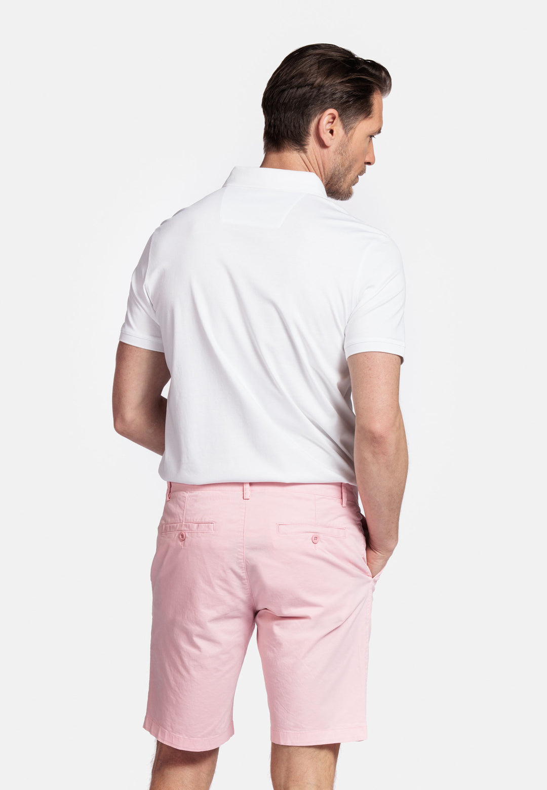 Giordano Stockholm Garment Dyed Korte Broek - Lichtroze - 511115-51