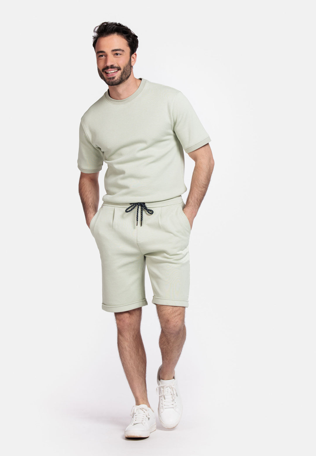 Giordano Salina Korte Broek - Groen - 511121-70