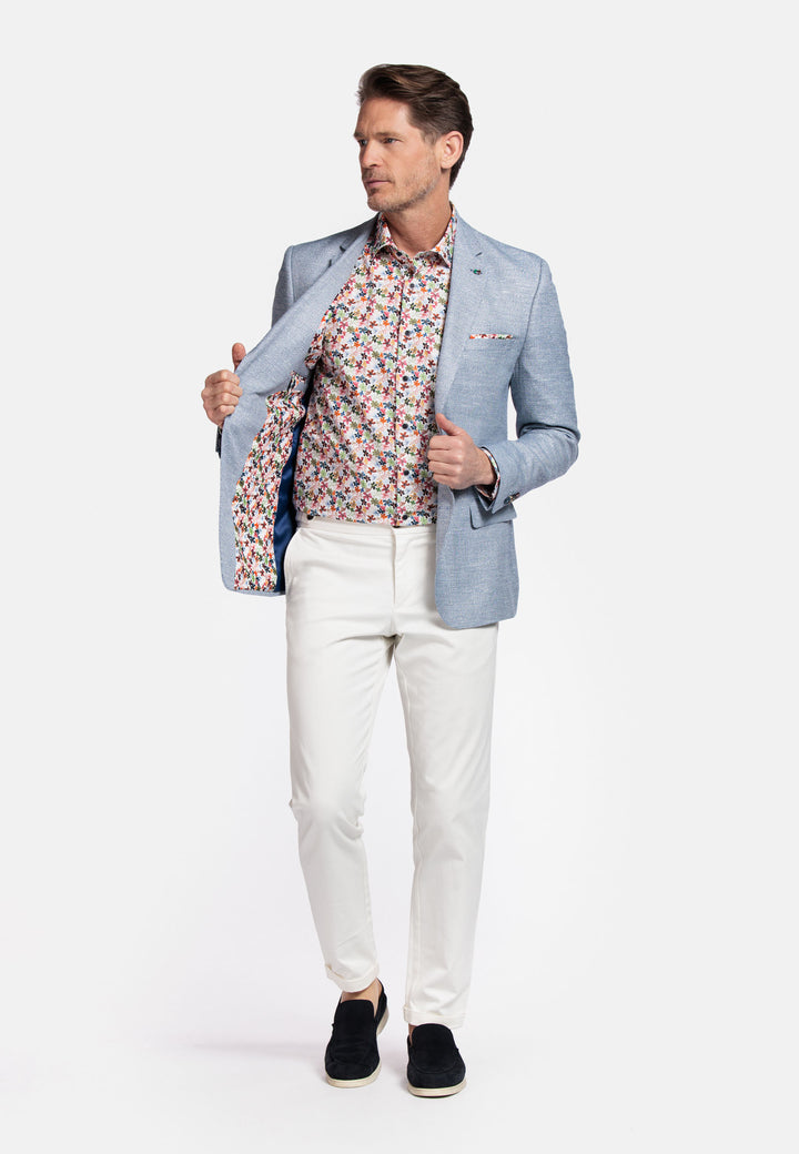 Giordano Robert Linnen Look Colbert - Navy - 512603-60