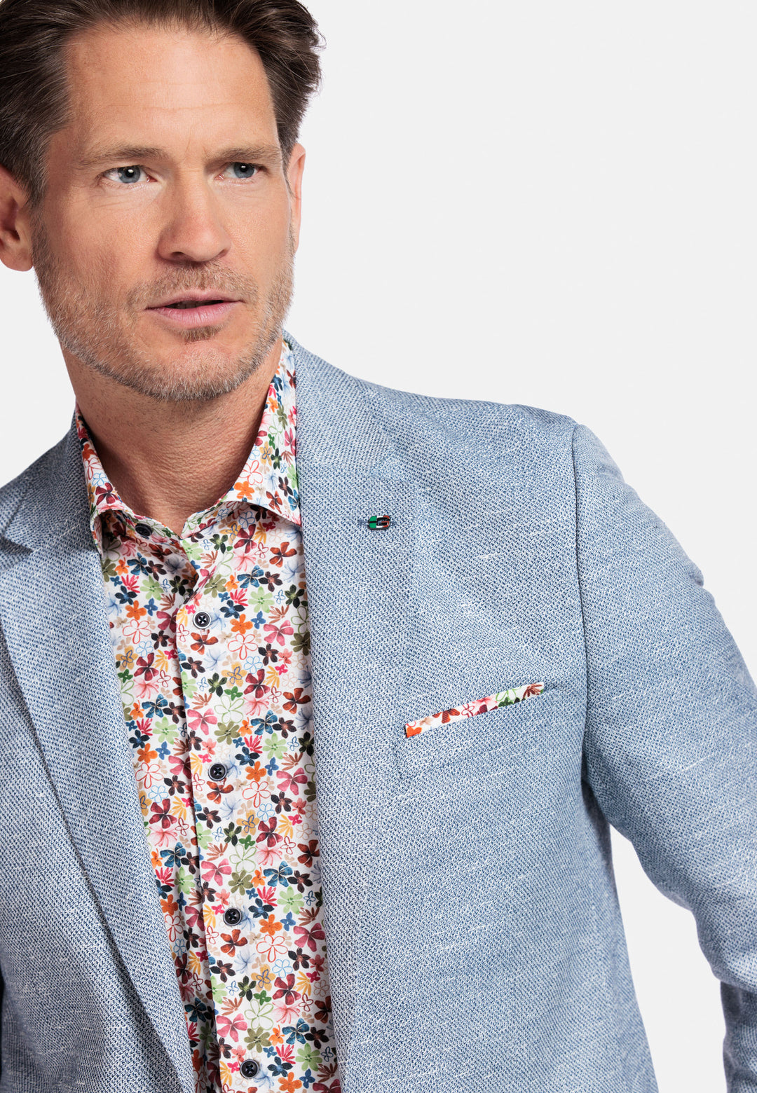 Giordano Robert Linnen Look Colbert - Navy - 512603-60