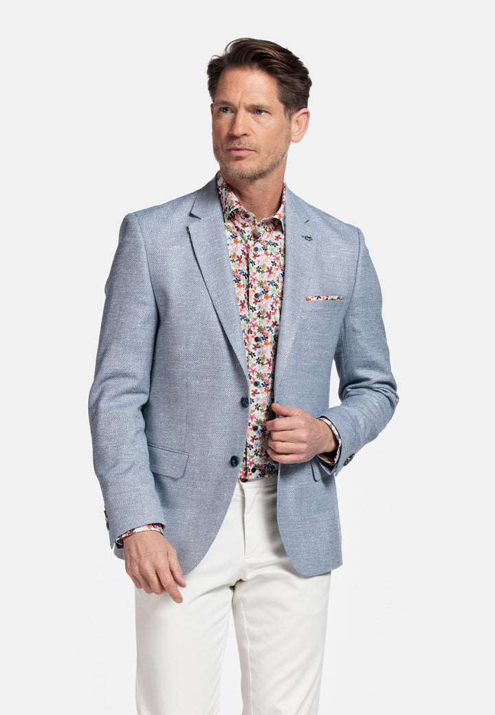 Giordano Robert Linnen Look Colbert - Navy - 512603-60