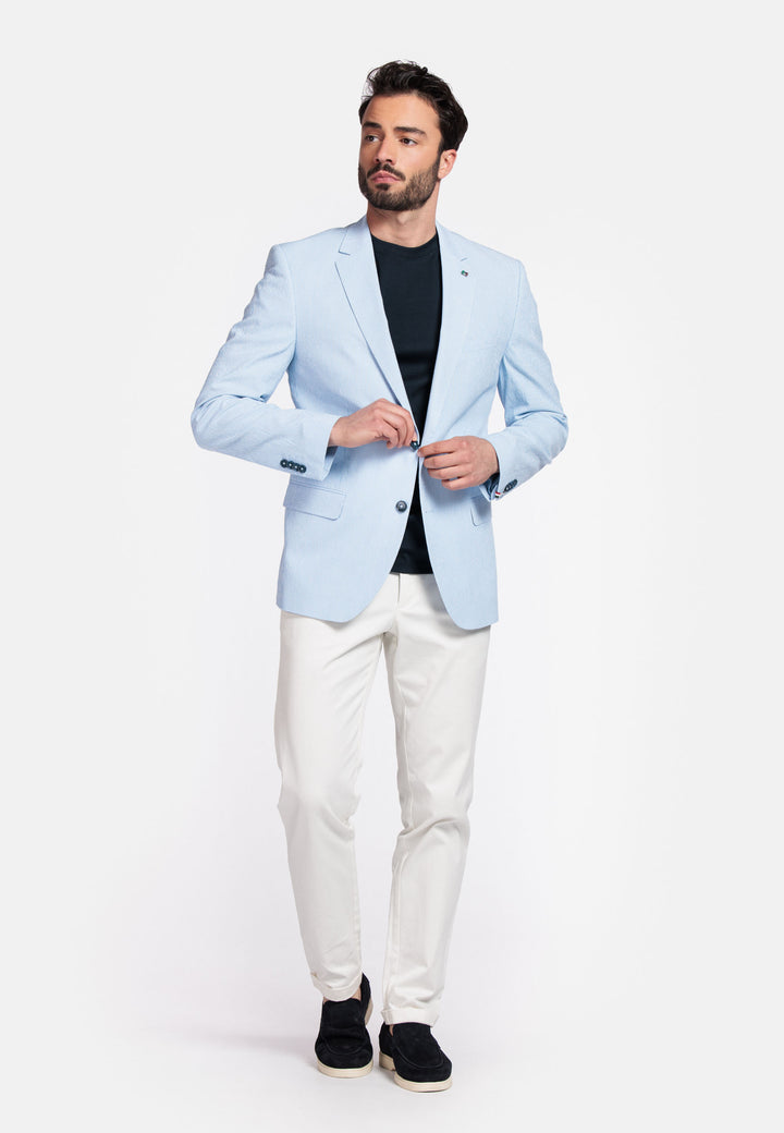 Giordano Pietro Tailored Colbert - Lichtblauw - 512607-61