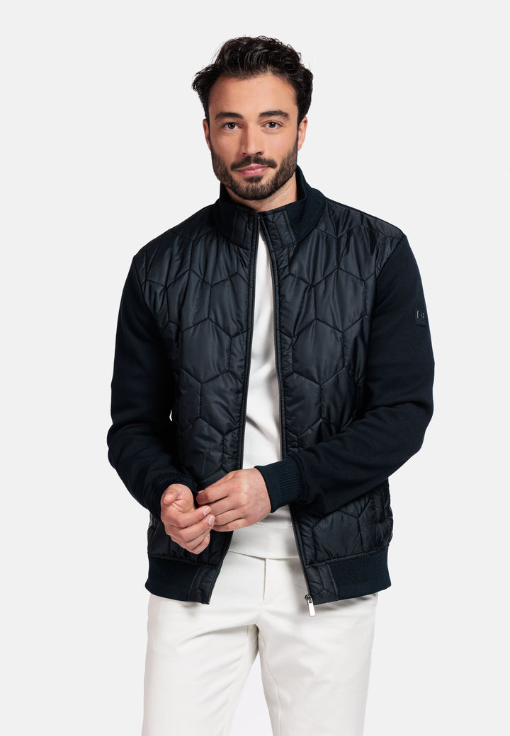 Giordano Tomasso Quilted Sweatvest - Navy - 512801-60