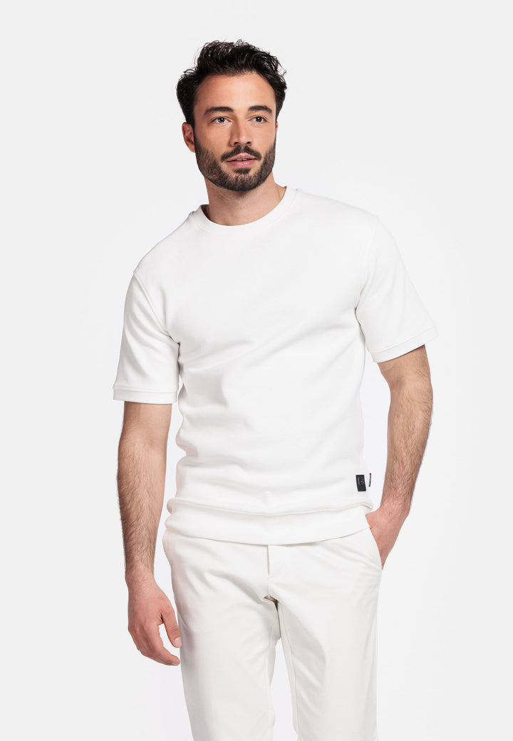 Giordano Amalfi Korte Mouwen Sweatshirt - Winter Wit
