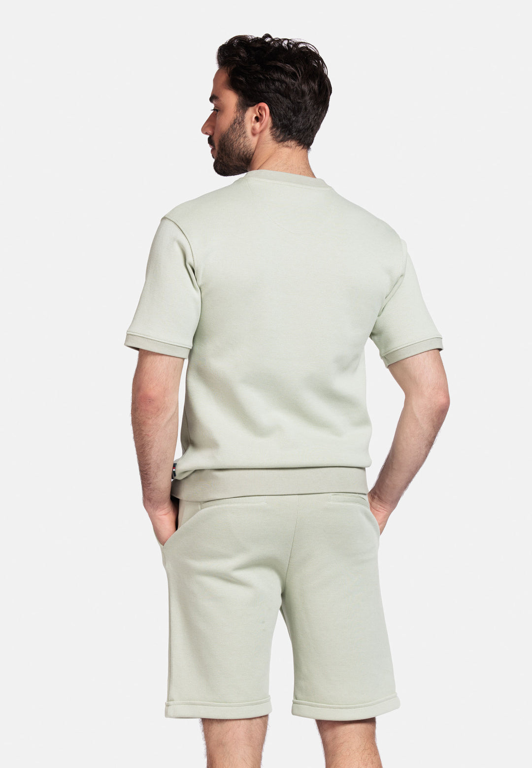 Giordano Amalfi Korte Mouwen Sweatshirt - Groen