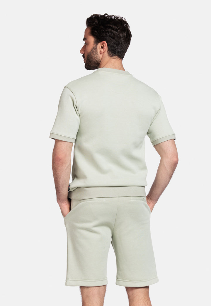 Giordano Amalfi Korte Mouwen Sweatshirt - Groen