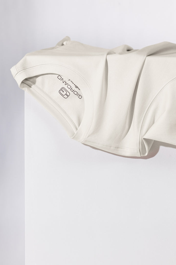 Giordano Luca Liquid Cotton T-shirt - Beige - 515078-82