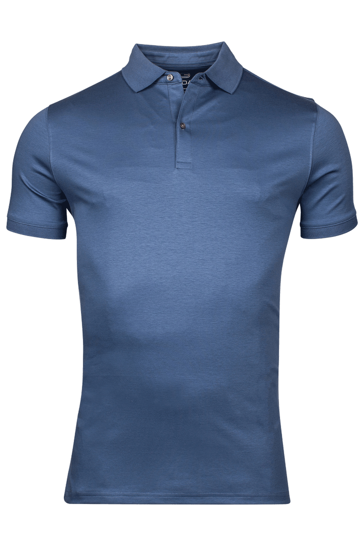 Giordano Lino Liquid Cotton Polo - Blauw