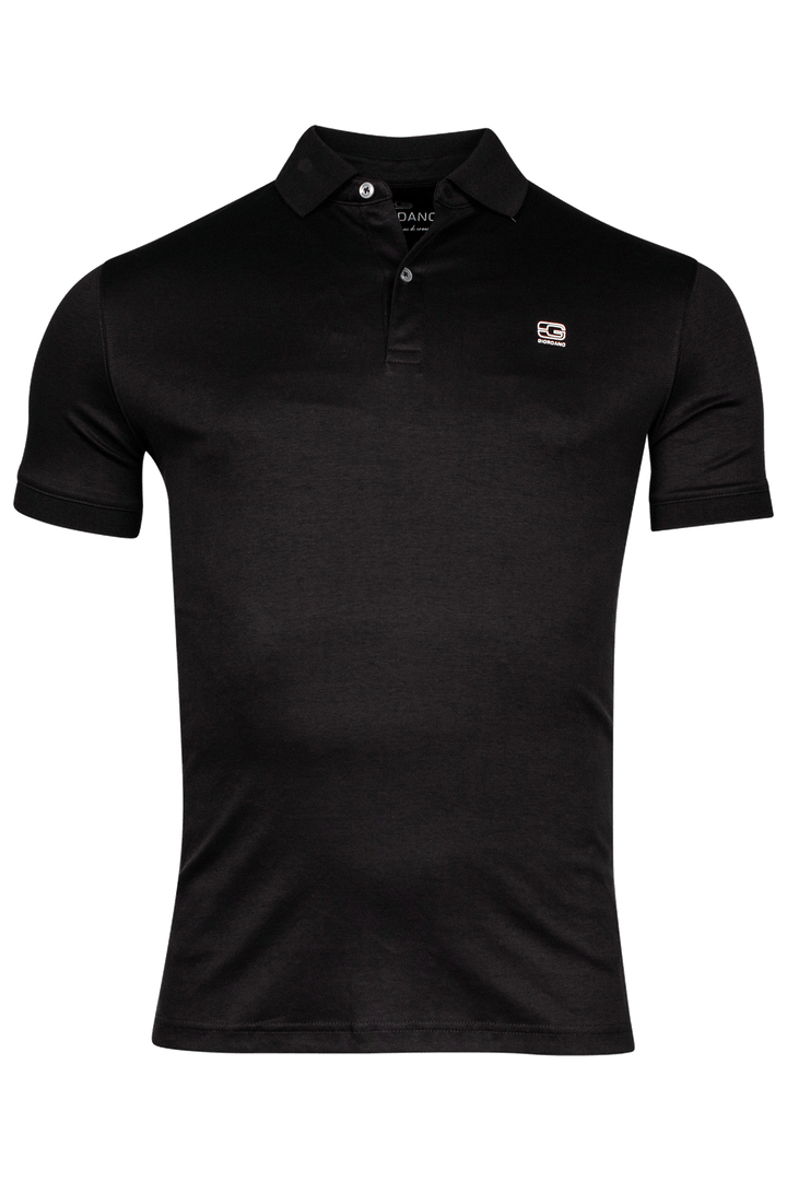 Giordano Lino Liquid Cotton Polo - Zwart