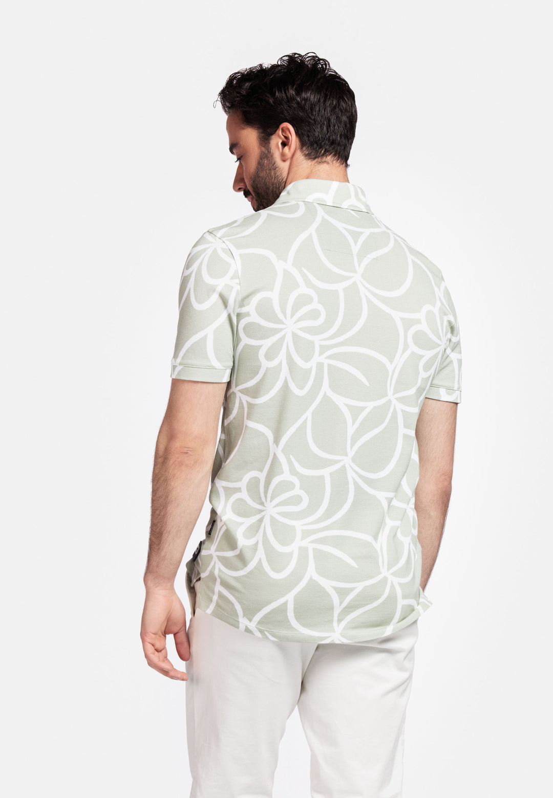 Giordano Formentini Print Polo - Groen - 516582-70