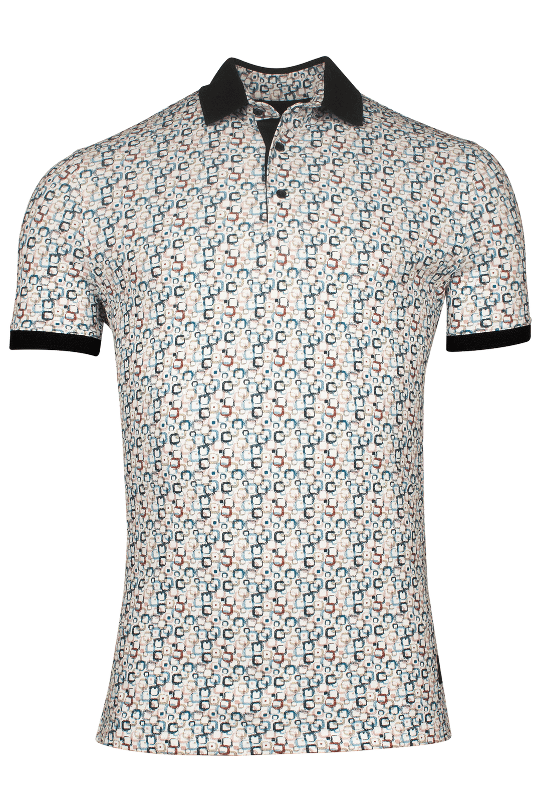 Giordano Genardi Print Polo - Rood - 516584-30