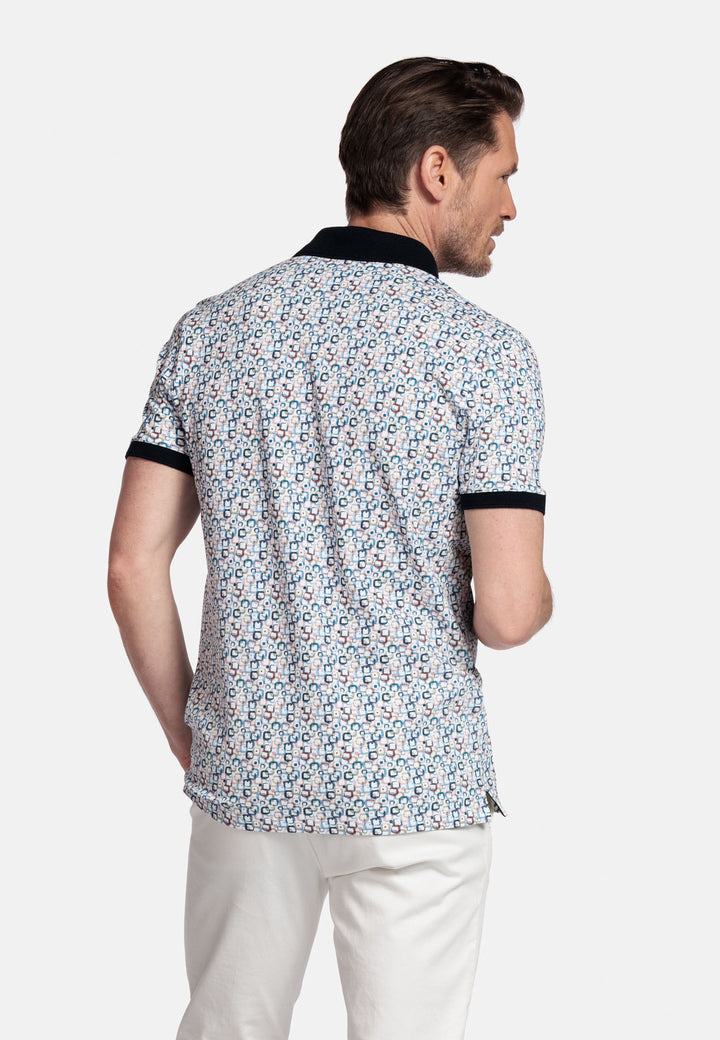 Giordano Genardi Print Polo - Rood - 516584-30