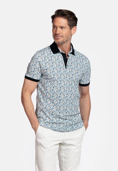 Giordano Genardi Print Polo - Navy - 516584-60