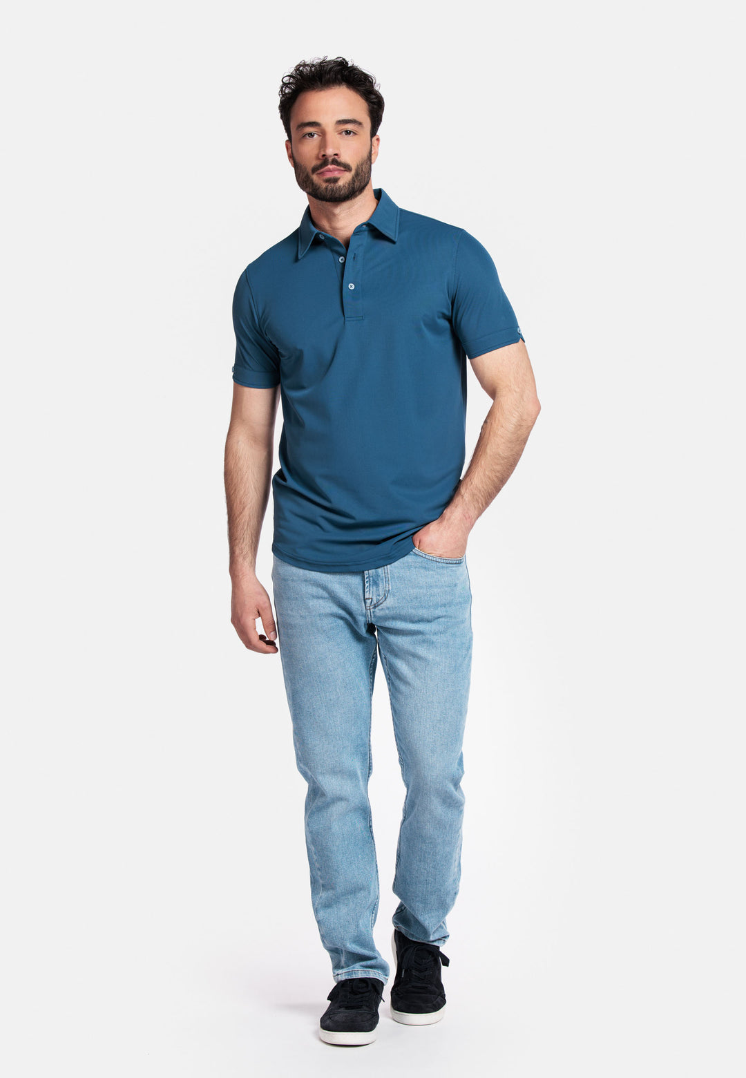 Giordano Olbia Hyperflex Polo - Blauw