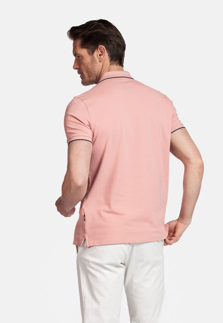 Giordano Nico Two-ply Supima Polo - Lichtroze
