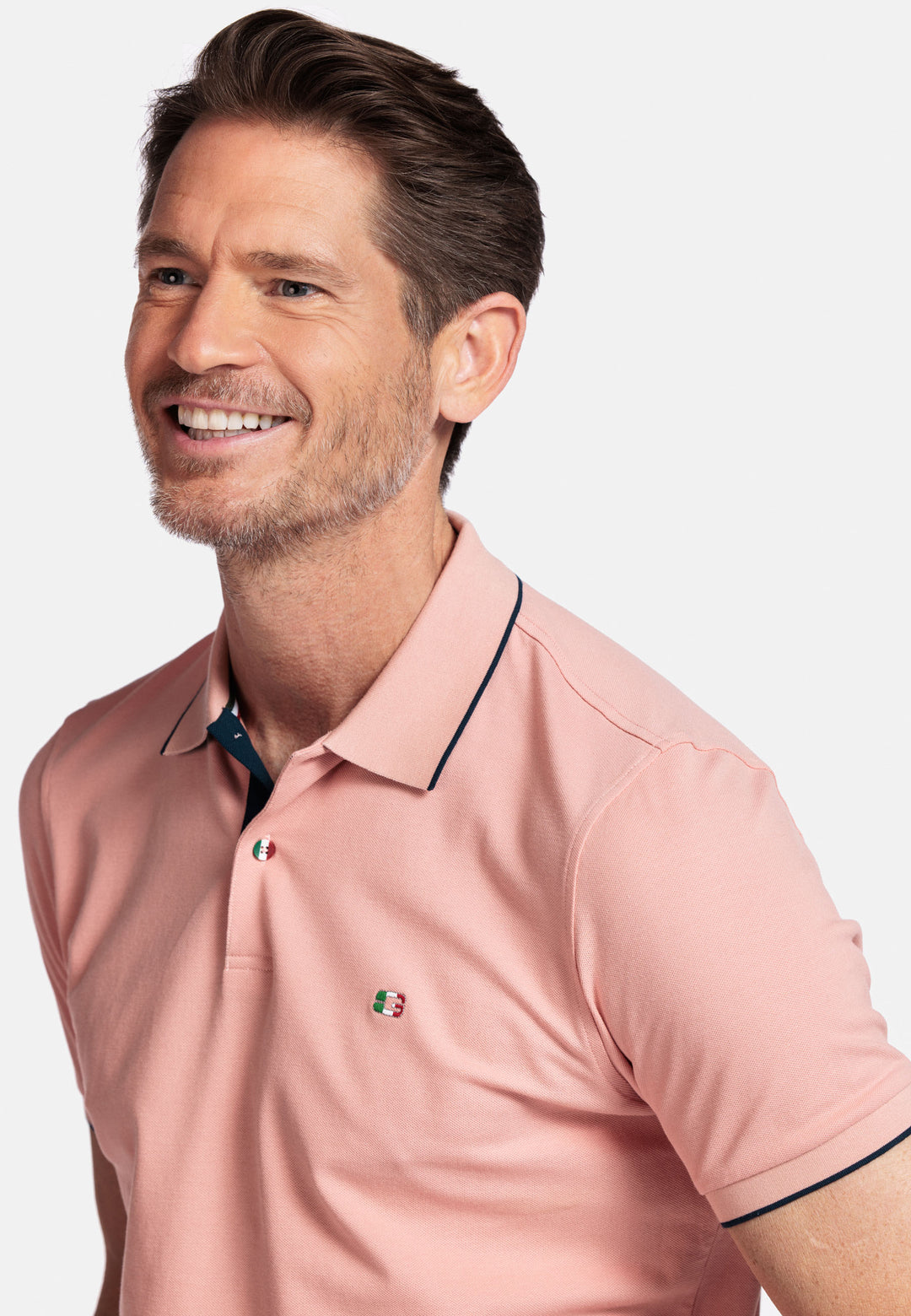 Giordano Nico Two-ply Supima Polo - Lichtroze