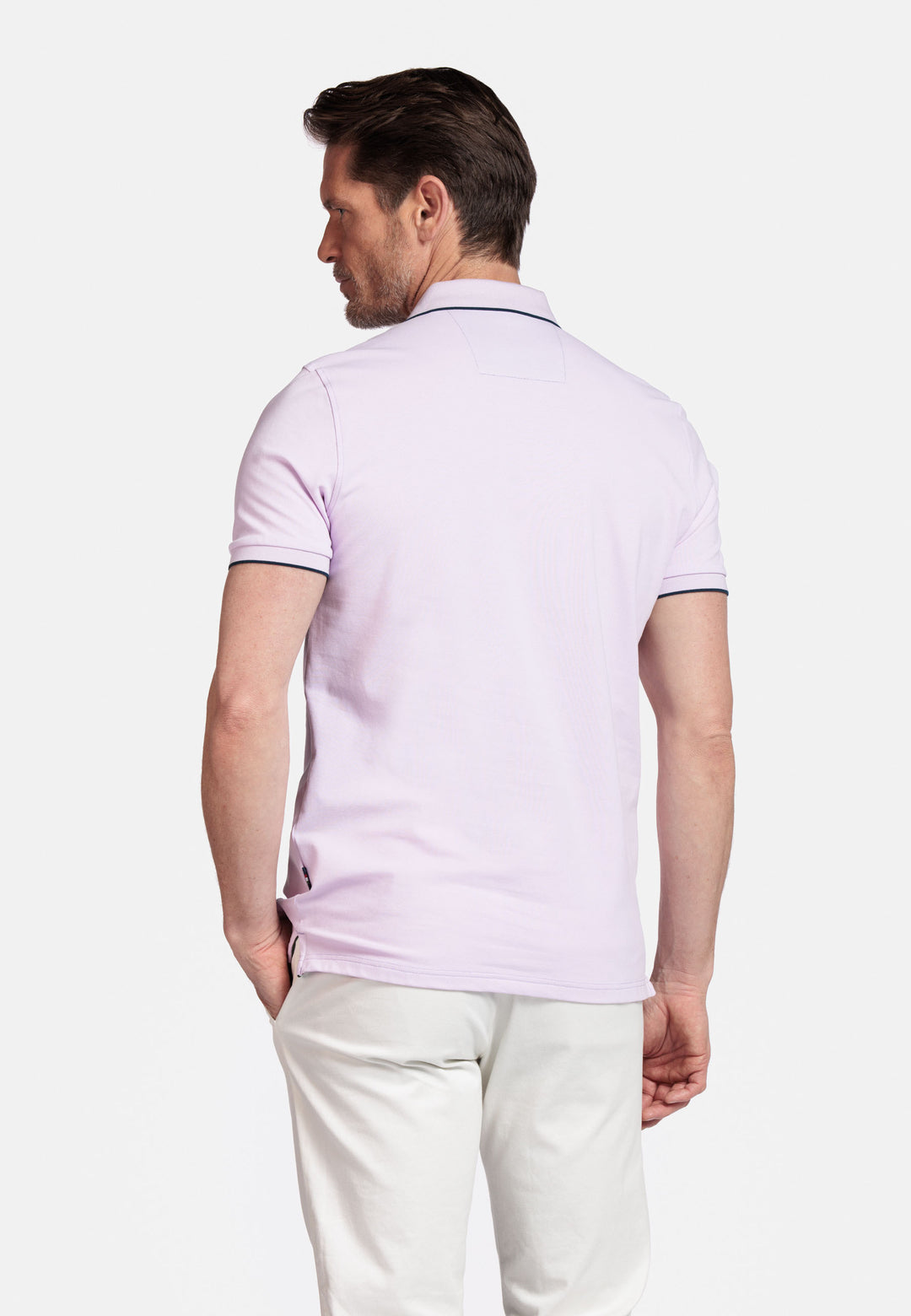 Giordano Nico Two-ply Supima Polo - Lichtpaars