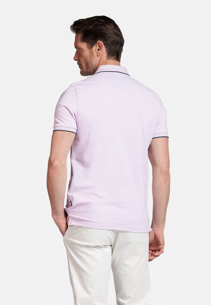 Giordano Nico Two-ply Supima Polo - Lichtpaars