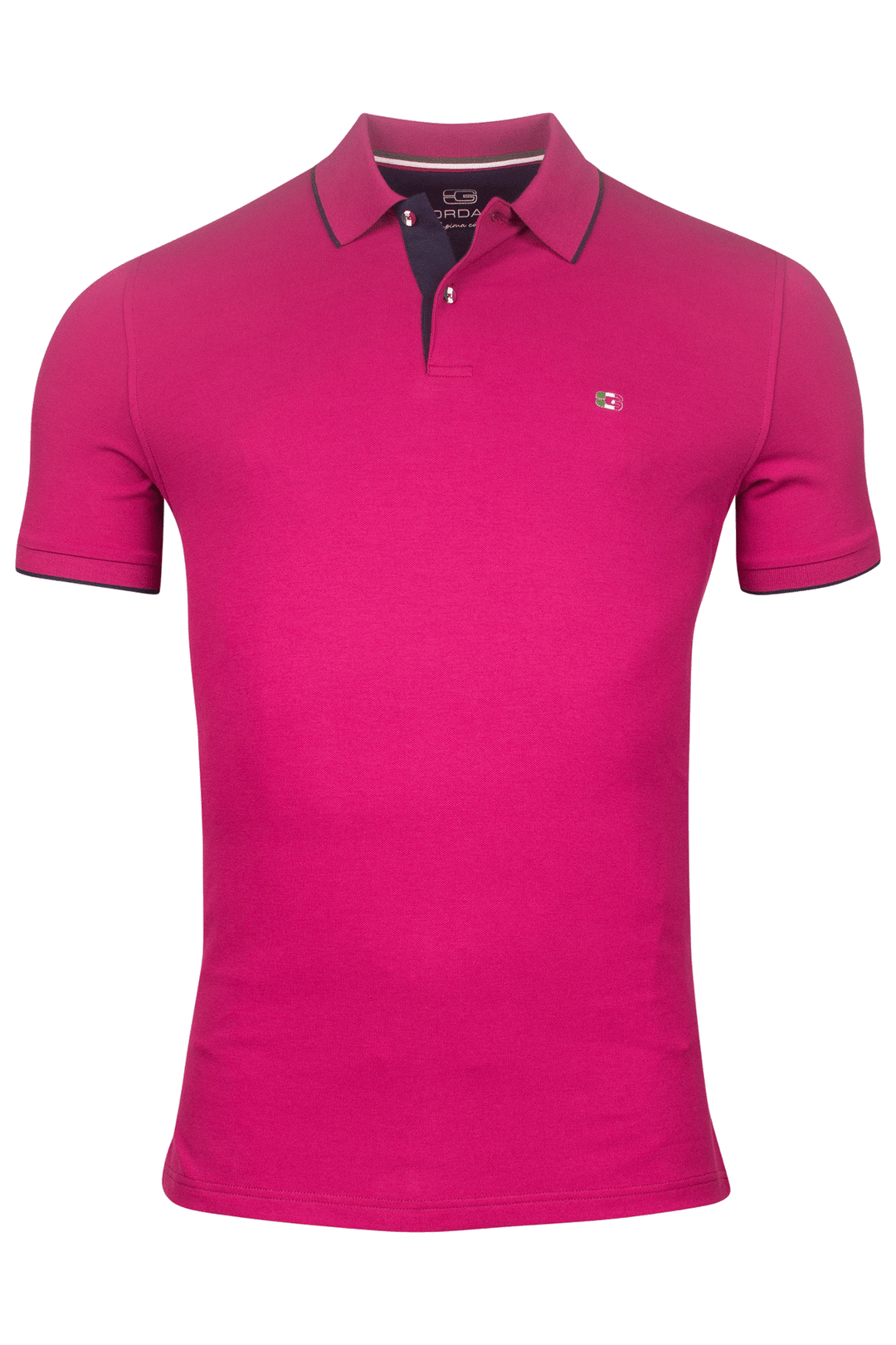 Giordano Nico Two-ply Supima Polo - Roze - 516587-54