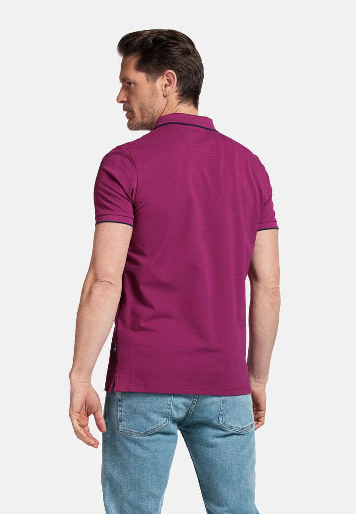 Giordano Nico Two-ply Supima Polo - Roze - 516587-54