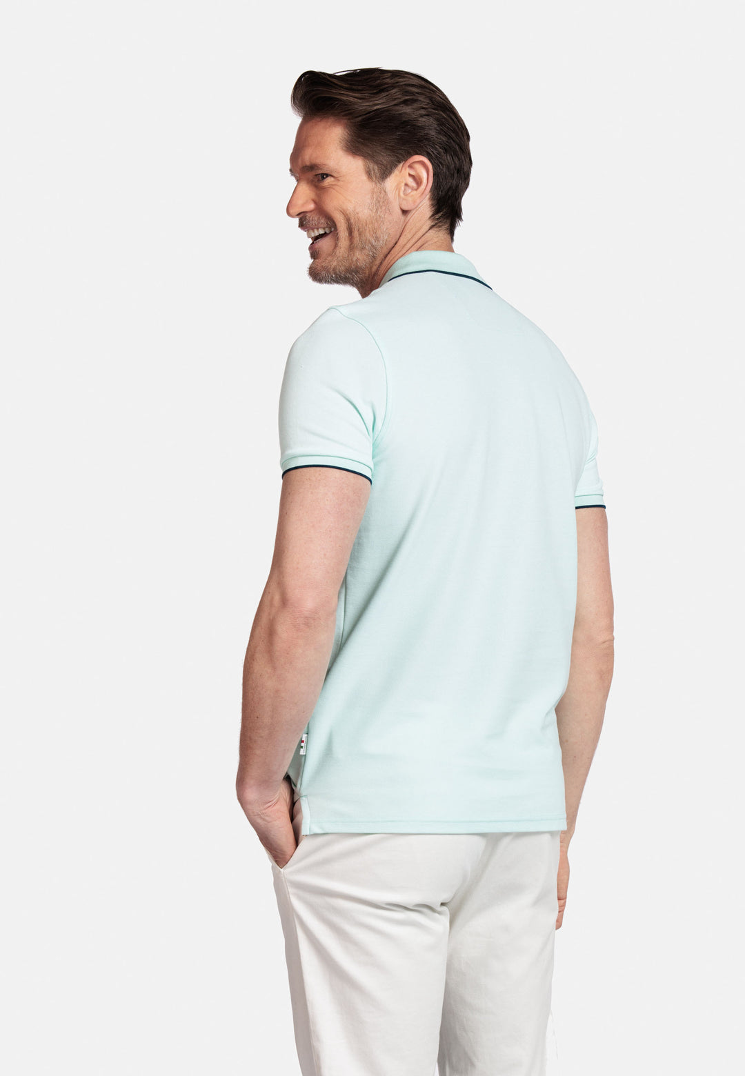 Giordano Nico Two-ply Supima Polo - Lichtgroen