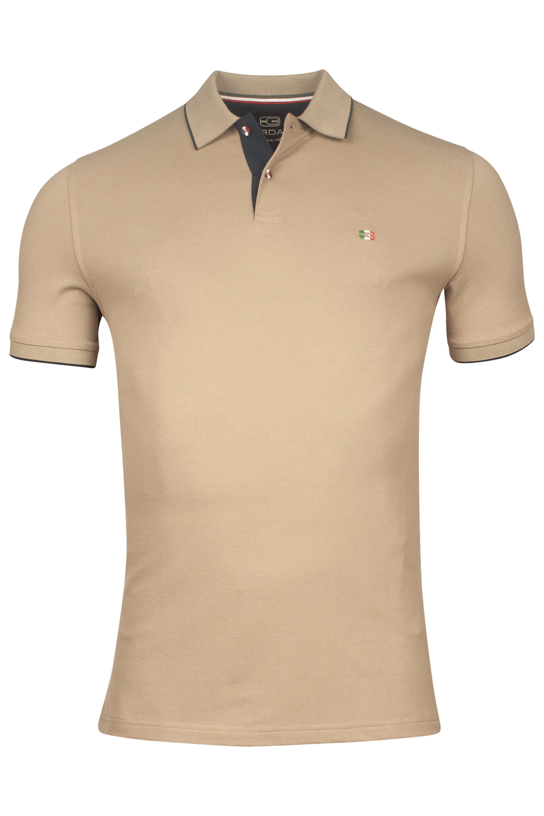 Giordano Nico Two-ply Supima Polo - Groen - 516587-73
