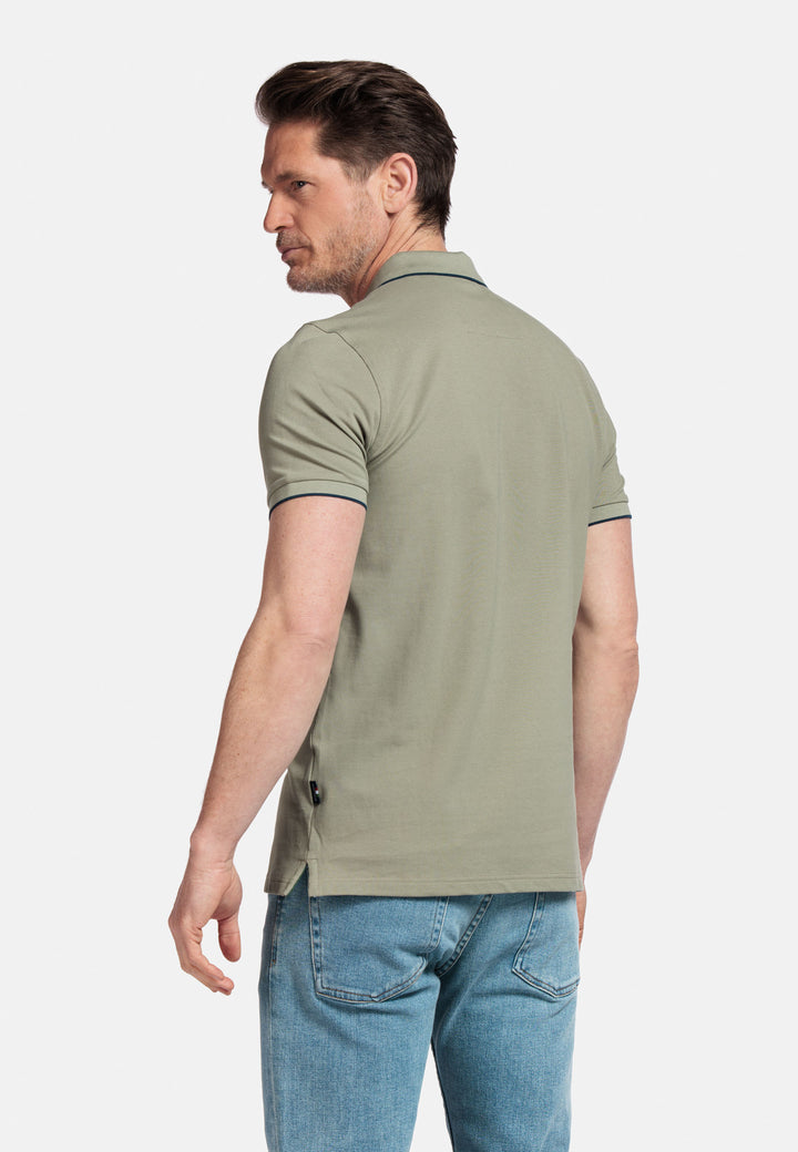 Giordano Nico Two-ply Supima Polo - Groen - 516587-73