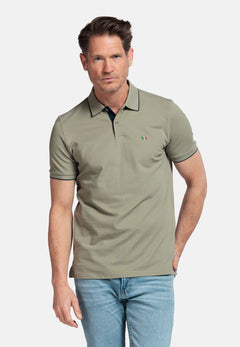 Giordano Nico Two-ply Supima Polo - Groen - 516587-73