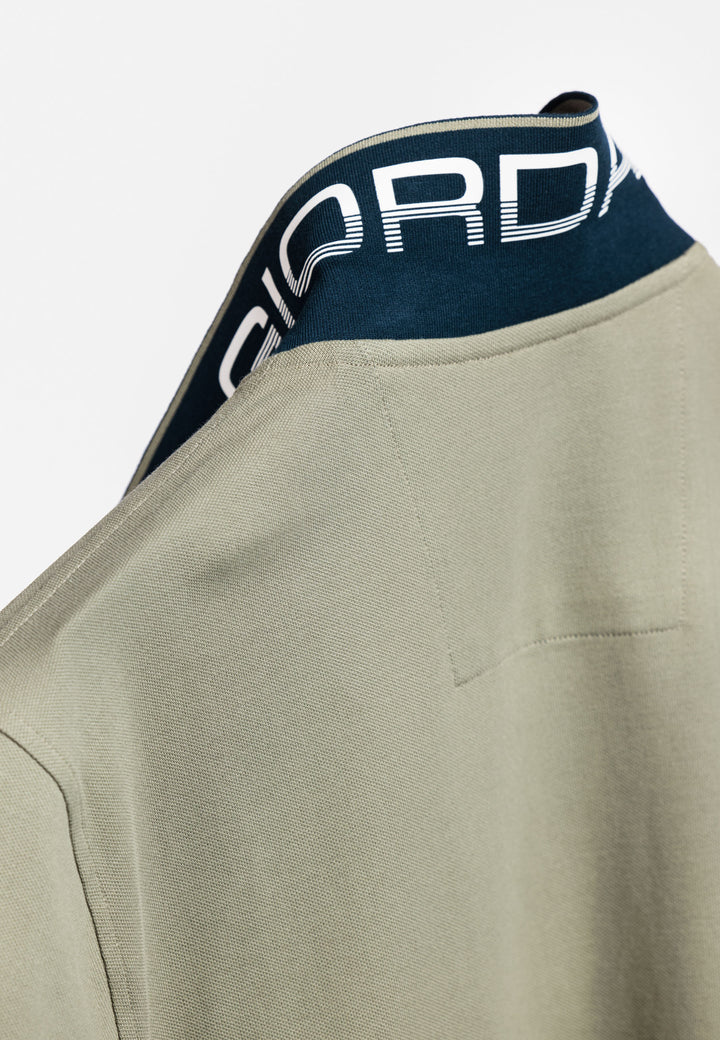 Giordano Nico Two-ply Supima Polo - Groen - 516587-73