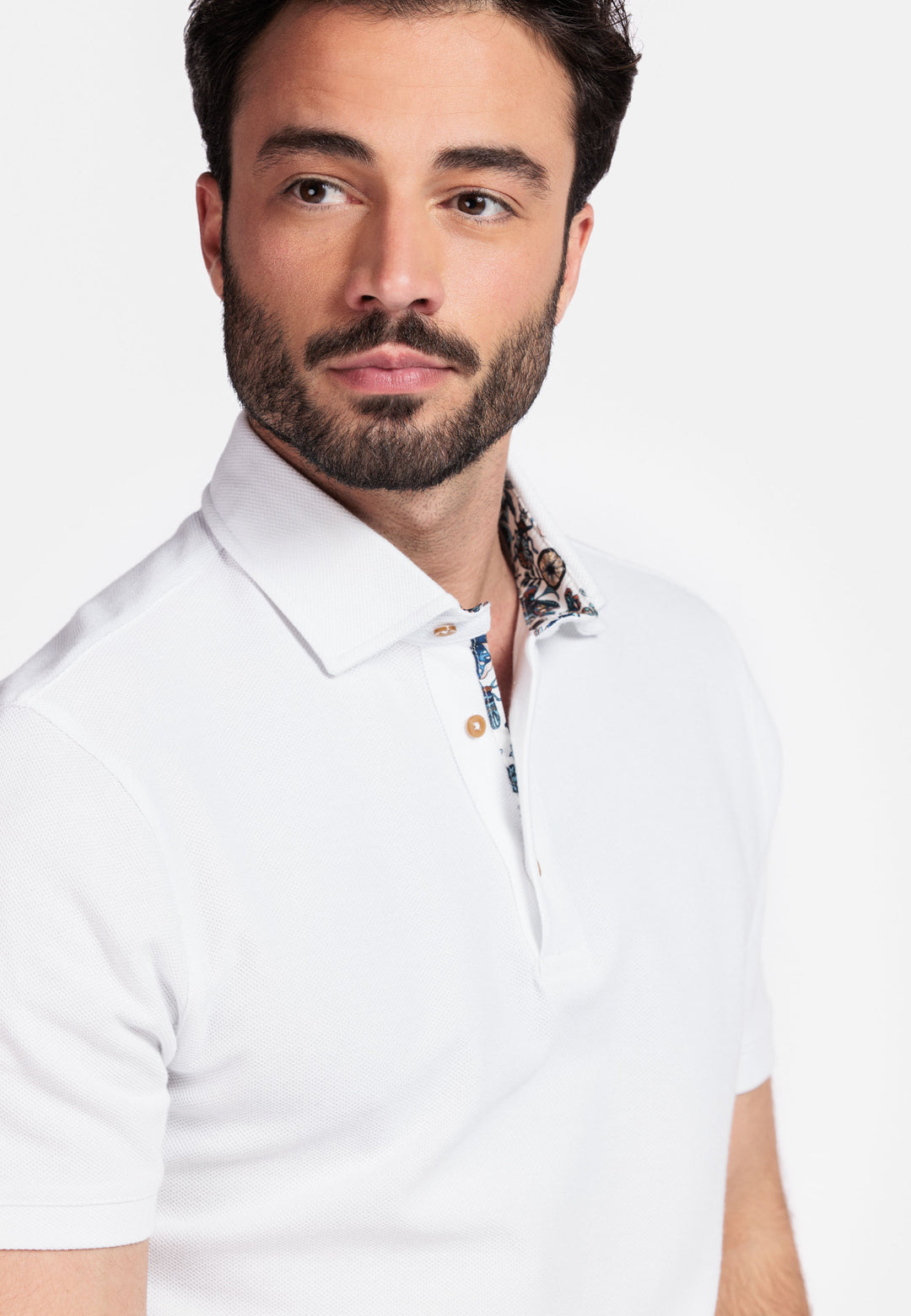 Giordano Cortona Polo - Wit - 516598-10